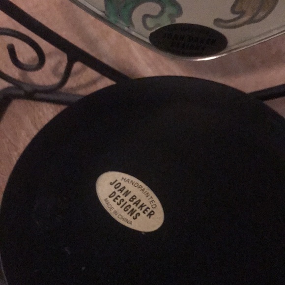 Joan baker stain glass flower design sun catcher with candle holder. - Picture 4 of 5